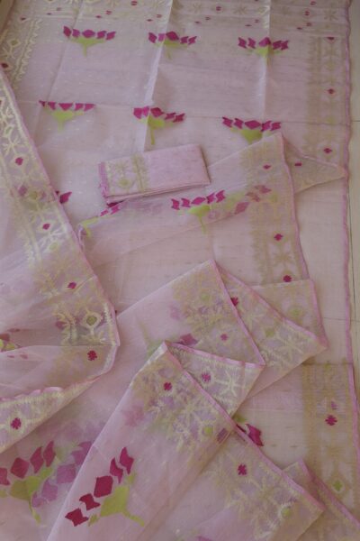 Flowral Jamdani Sharee